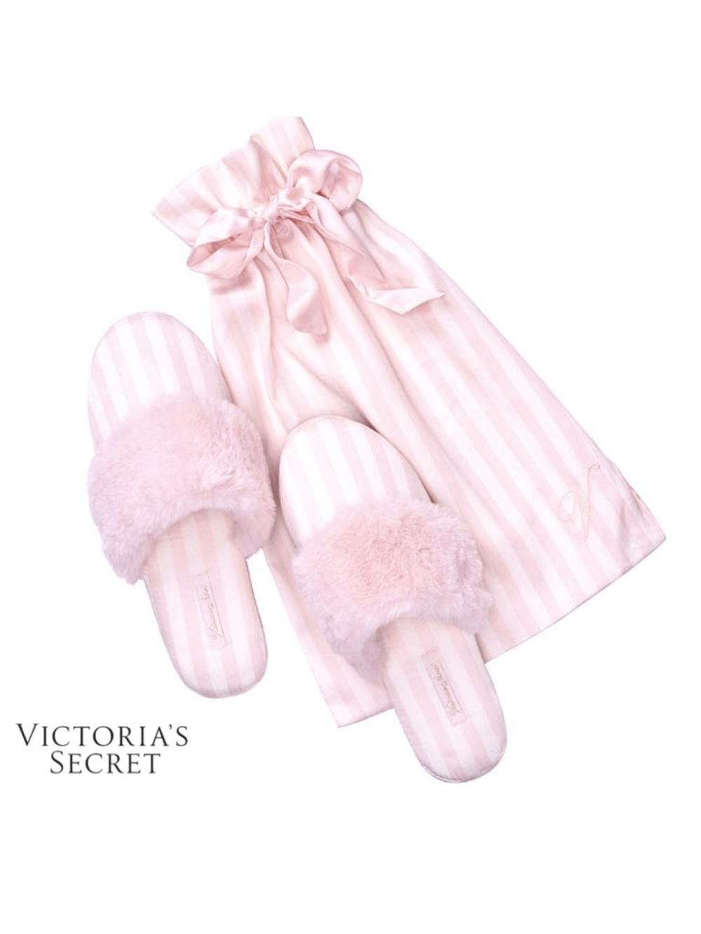 VS Signature Stripe Slippers